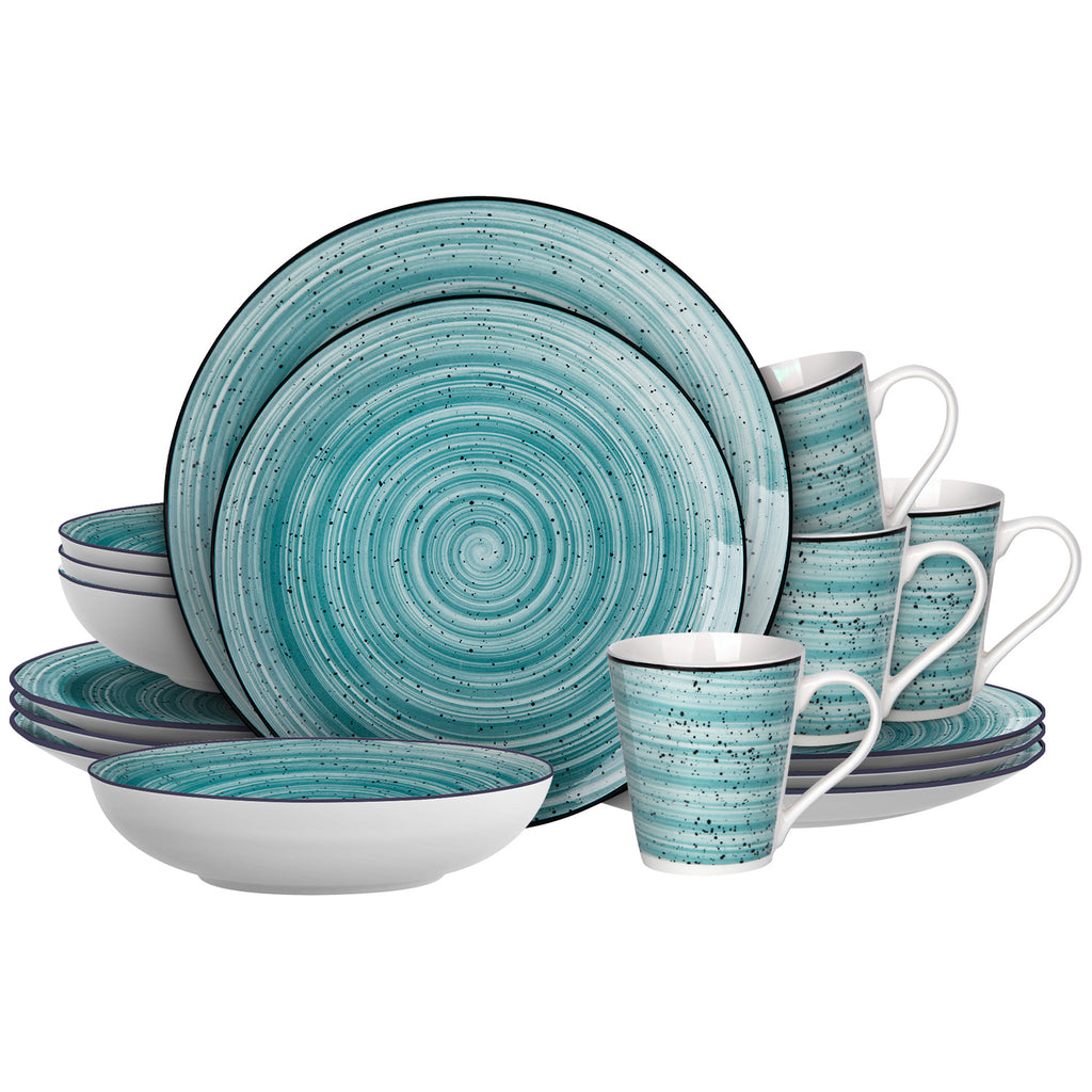 Dinnerware Set (16 PCs) - Asters Maldives