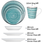 Dinnerware Set (16 PCs) - Asters Maldives
