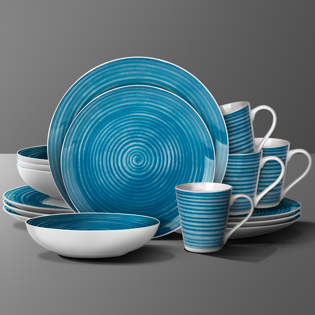 Dinnerware Set (16 PCs) - Asters Maldives