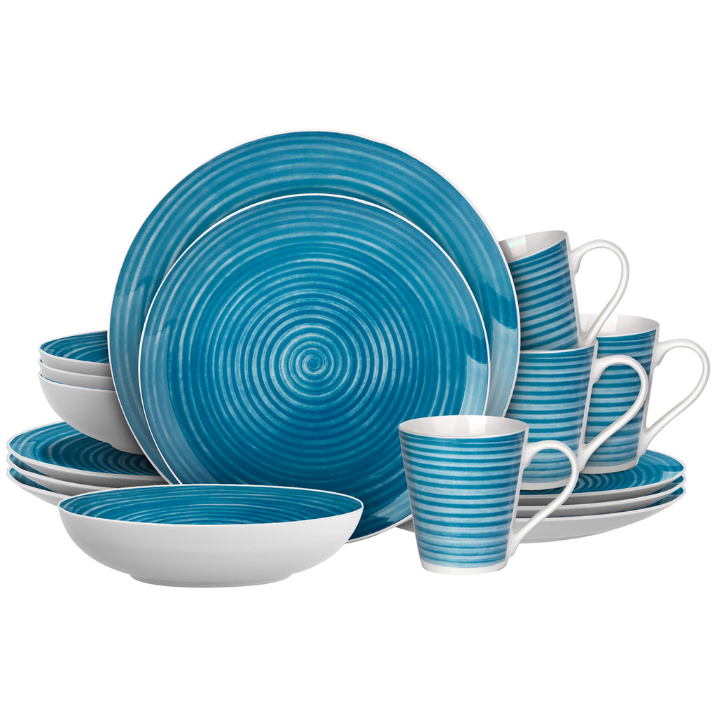 Dinnerware Set (16 PCs) - Asters Maldives