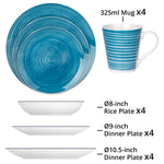 Dinnerware Set (16 PCs) - Asters Maldives
