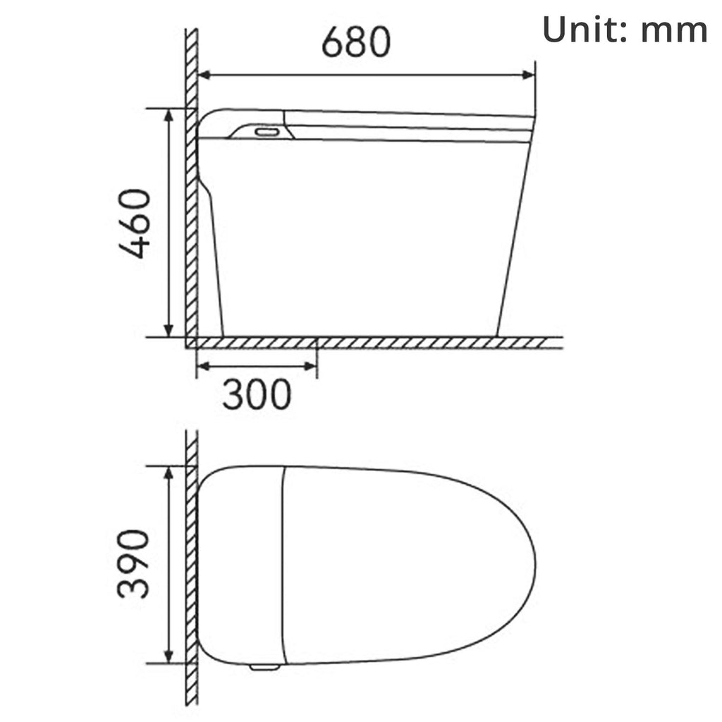 Water Closet (Smart Toilet) - Asters Maldives