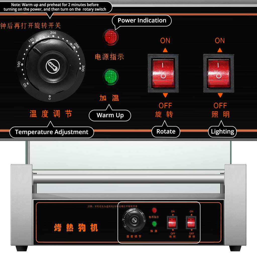 Hotdog Griller (5-Roller) - Asters Maldives