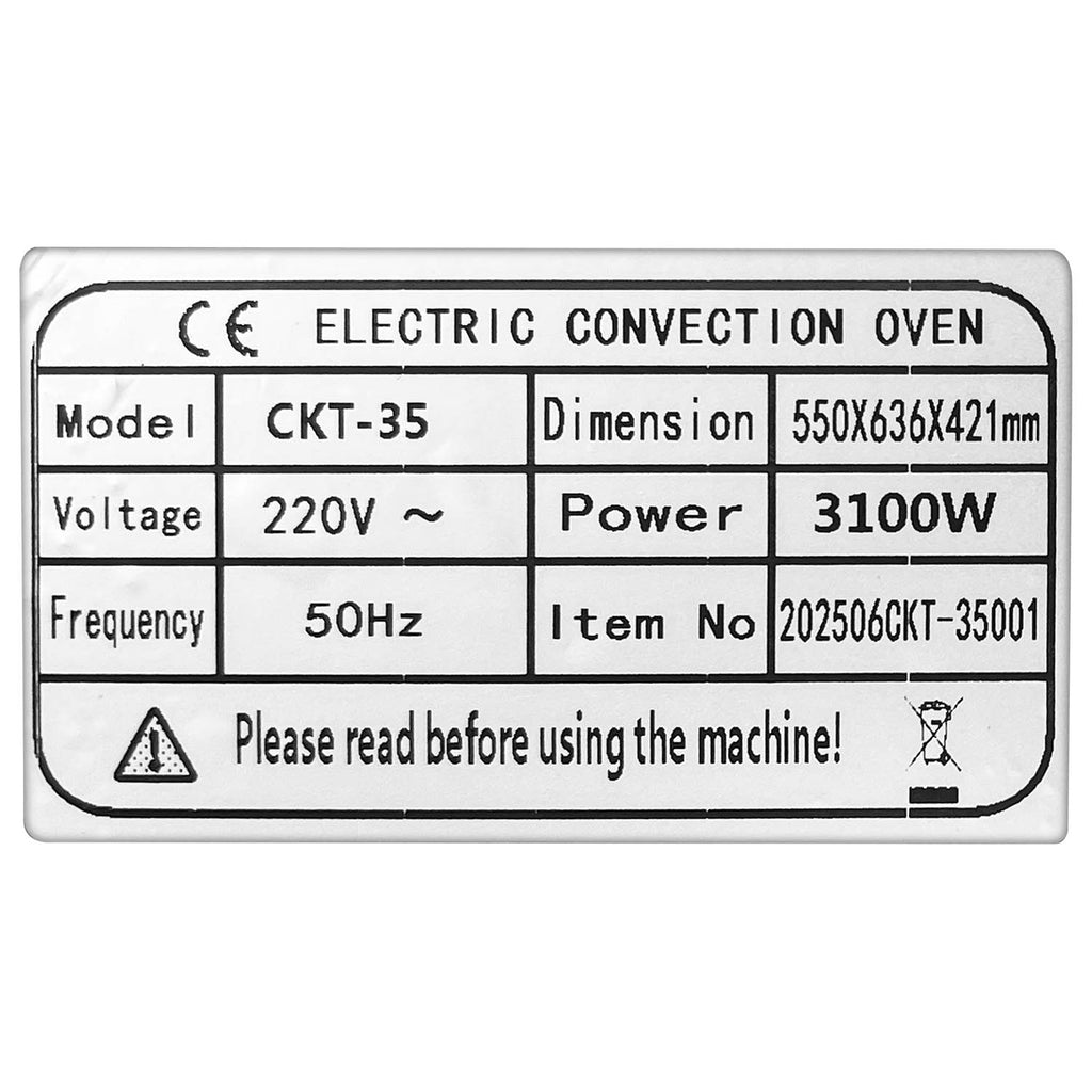 Oven - Asters Maldives