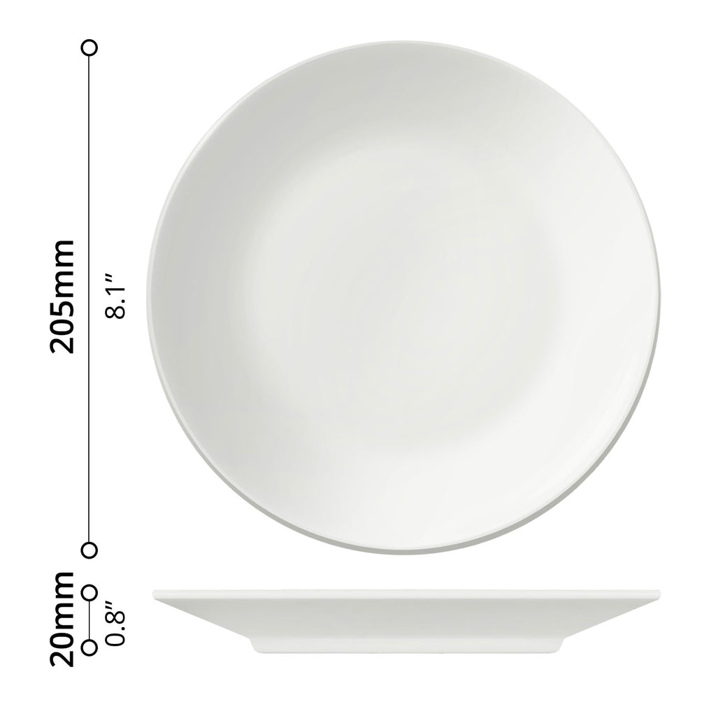 6-pcs Dinner Plate (Ø8") - Asters Maldives