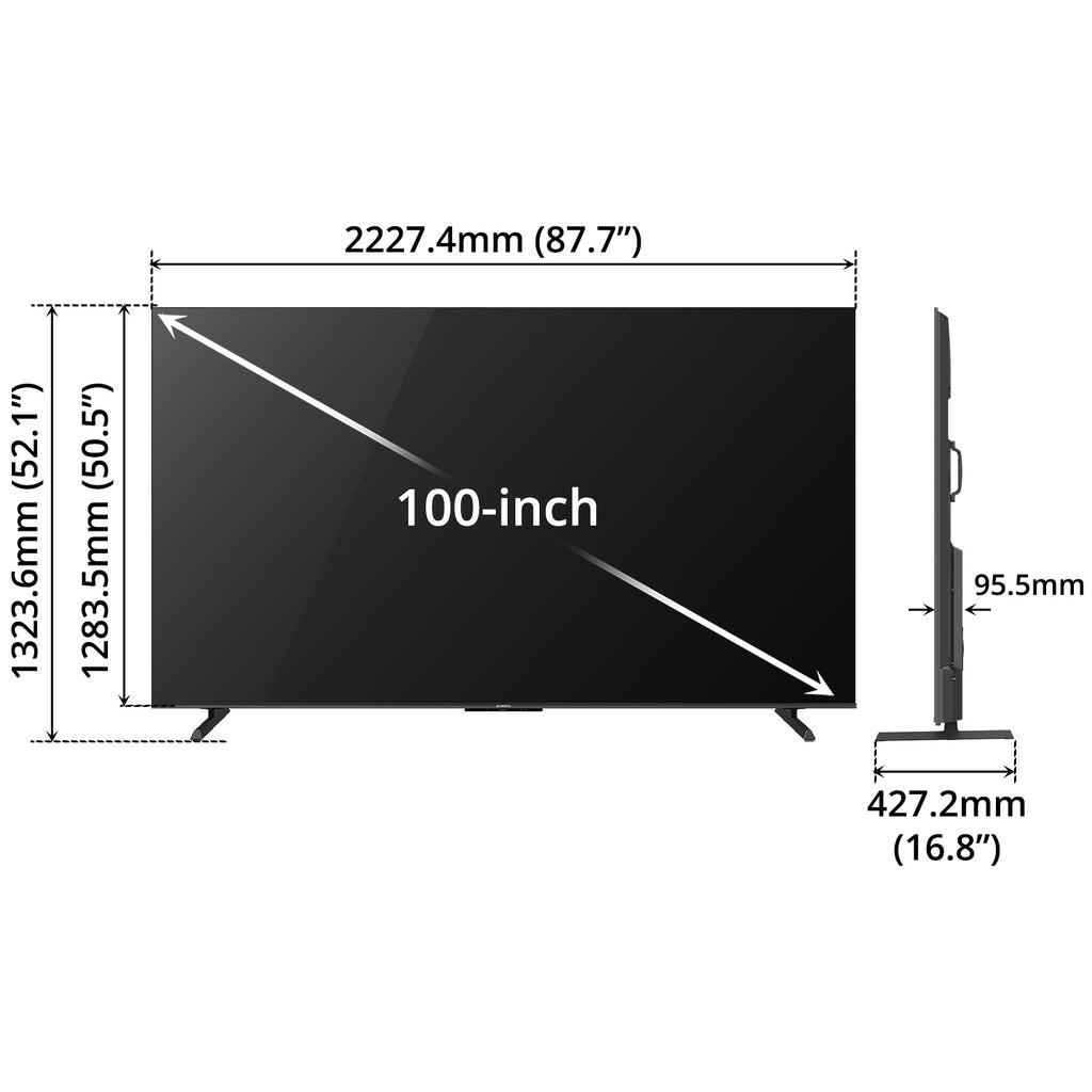 TV (4K QLED) - 100" - Asters Maldives