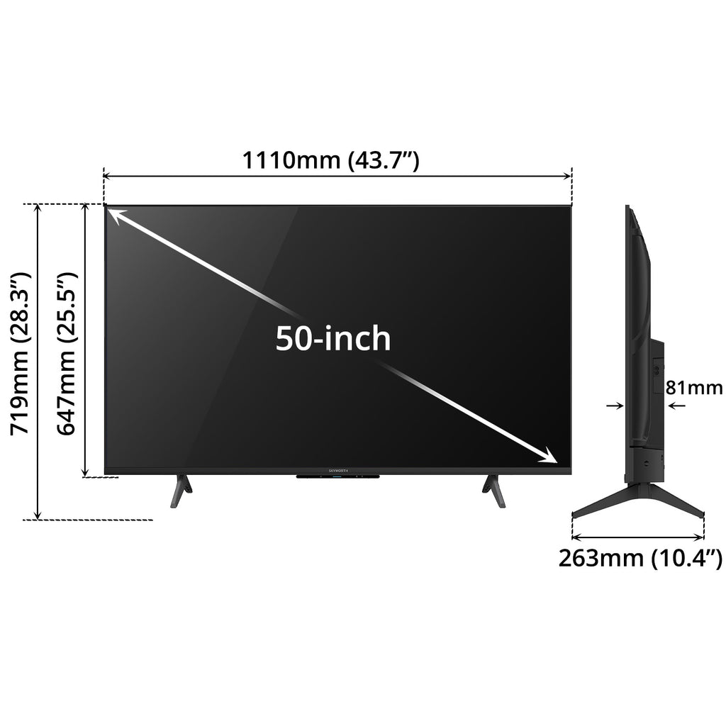 TV (4K QLED) - 50" - Asters Maldives
