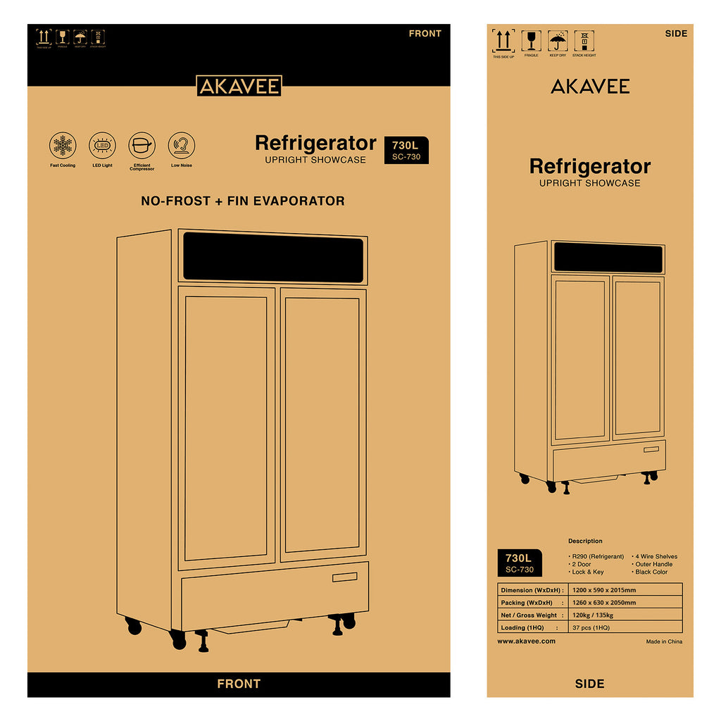 Display Fridge (730L) - Asters Maldives