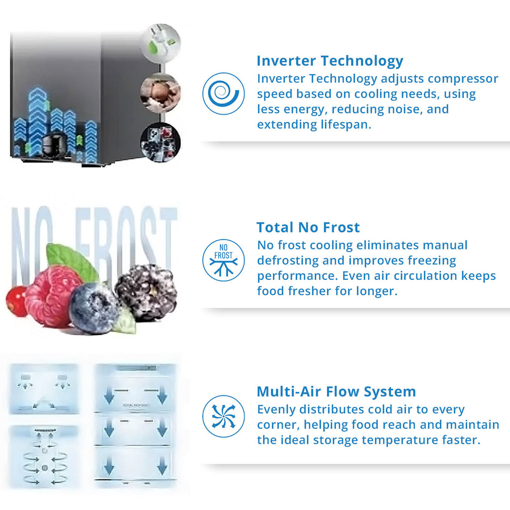 Refrigerator, Inverter (190L) - Asters Maldives