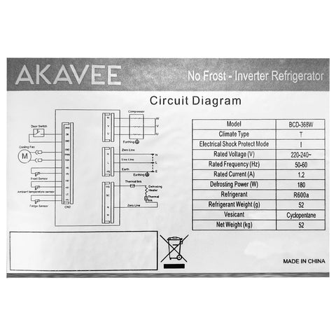 Refrigerator, Inverter (332L)