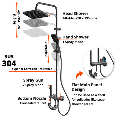 Shower Set (SUS304)