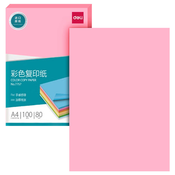 Color Paper, 100 Sheets (A4)