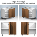 Corner Base Cabinet (Melamine) - Asters Maldives