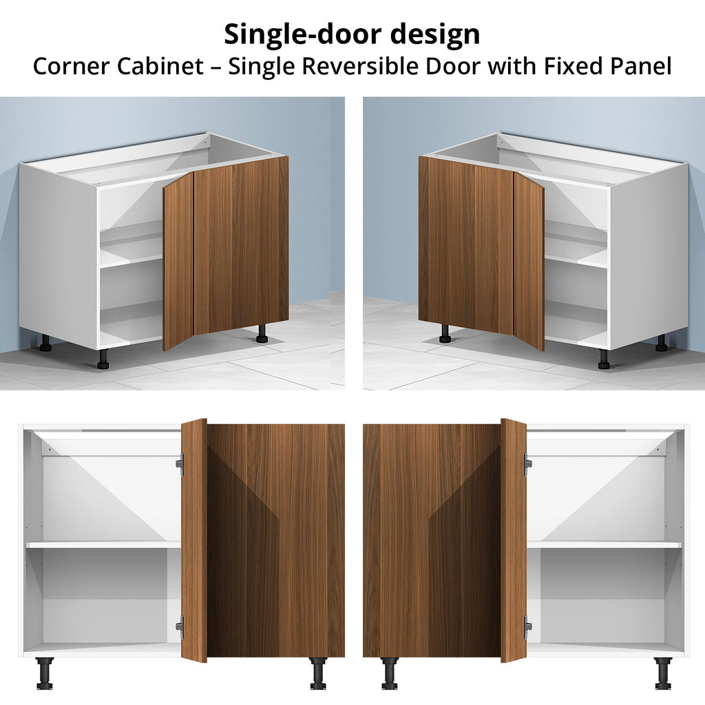 Corner Base Cabinet (Melamine) - Asters Maldives