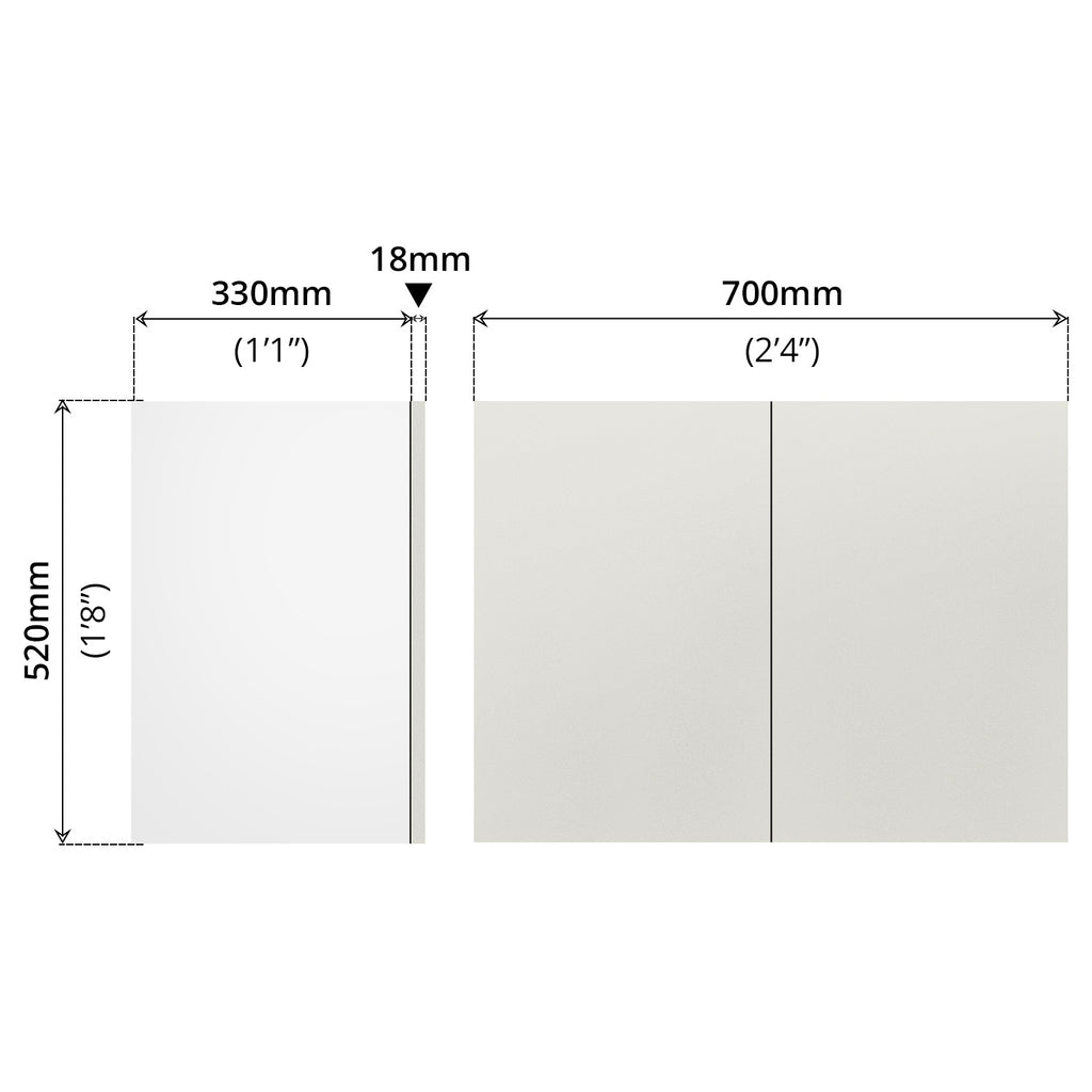 Wall Cabinet (Melamine) - Asters Maldives