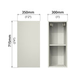 Wall Open Cabinet (Melamine) - Asters Maldives