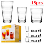 18-pcs Drinking Glass - Asters Maldives