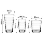 18-pcs Drinking Glass - Asters Maldives
