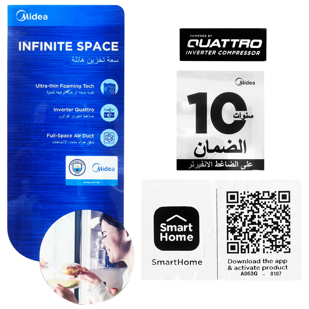 Refrigerator, Inverter (432L) - Asters Maldives