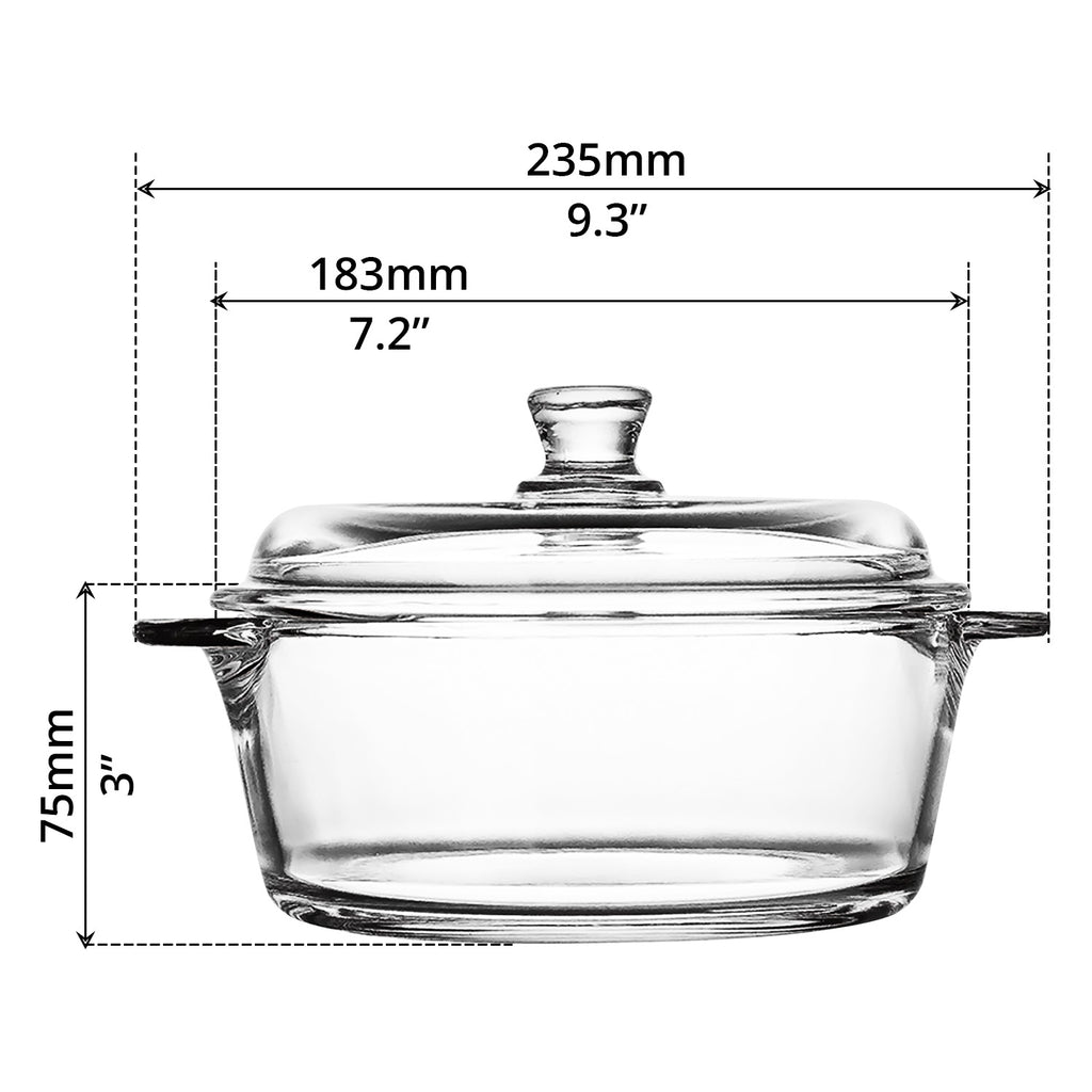 Bowl with Lid (1.26L) - Asters Maldives