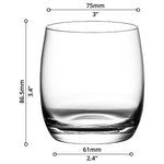 6-pcs Drinking Glass (250ml) - Asters Maldives