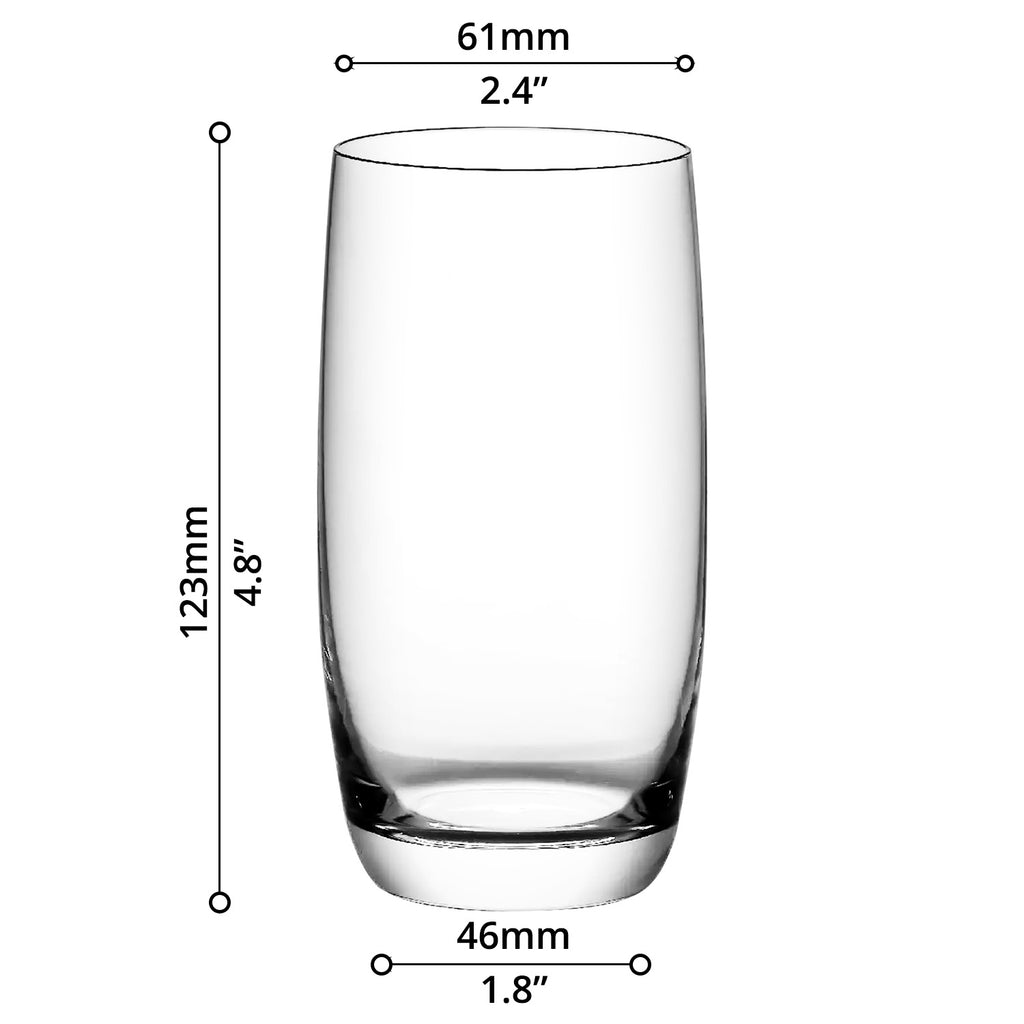 6-pcs Drinking Glass (260ml) - Asters Maldives