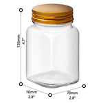 12-pcs Glass Jar (280ml) - Asters Maldives