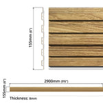 Wall Panel Board (6" x 9'6") - Asters Maldives