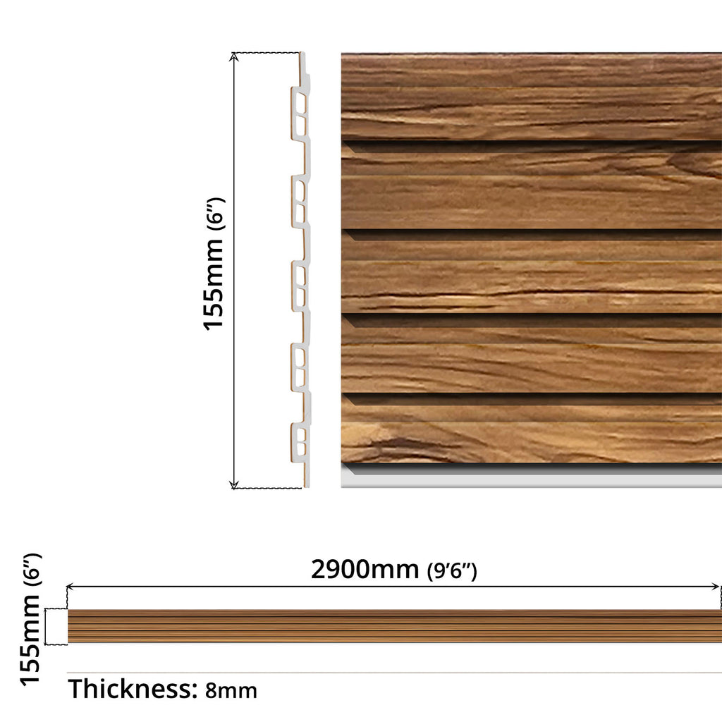 Wall Panel Board (6" x 9'6") - Asters Maldives