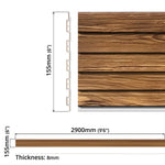 Wall Panel Board (6" x 9'6") - Asters Maldives