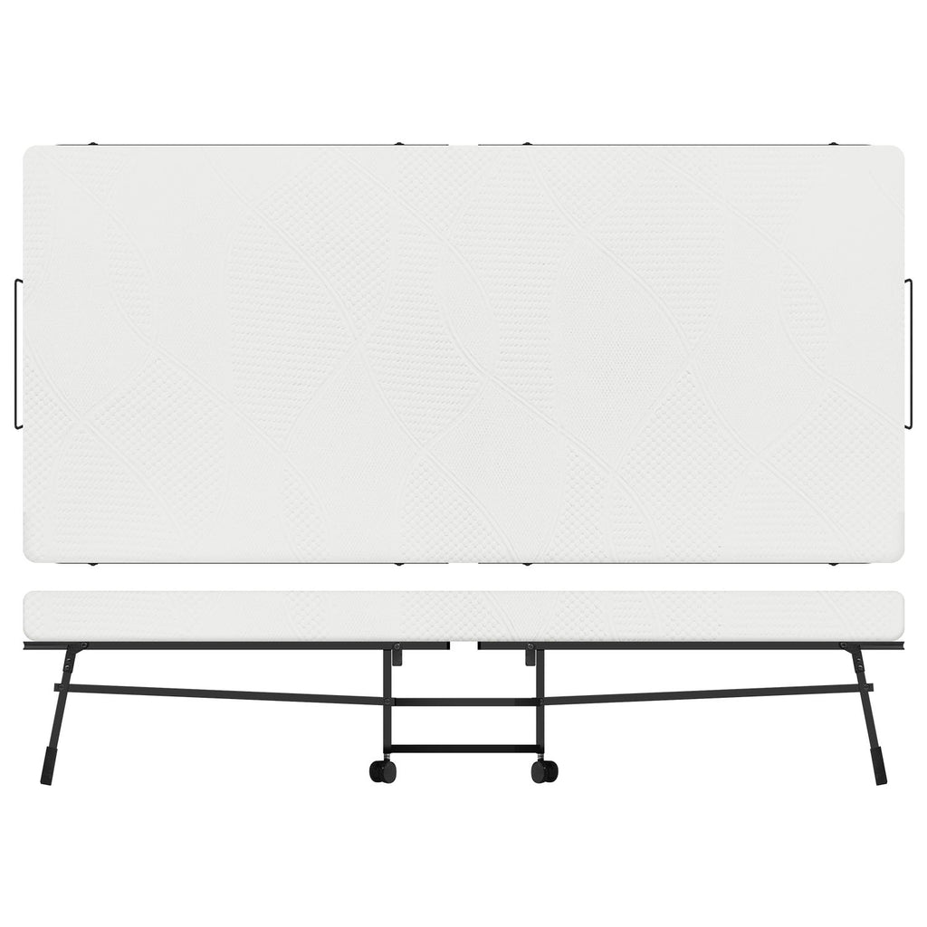 Foldable Bed with Mattress - Asters Maldives