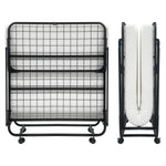 Foldable Bed with Mattress - Asters Maldives