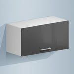 Flip-up Wall Cabinet (PET Gloss) - Asters Maldives