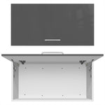 Flip-up Wall Cabinet (PET Gloss) - Asters Maldives