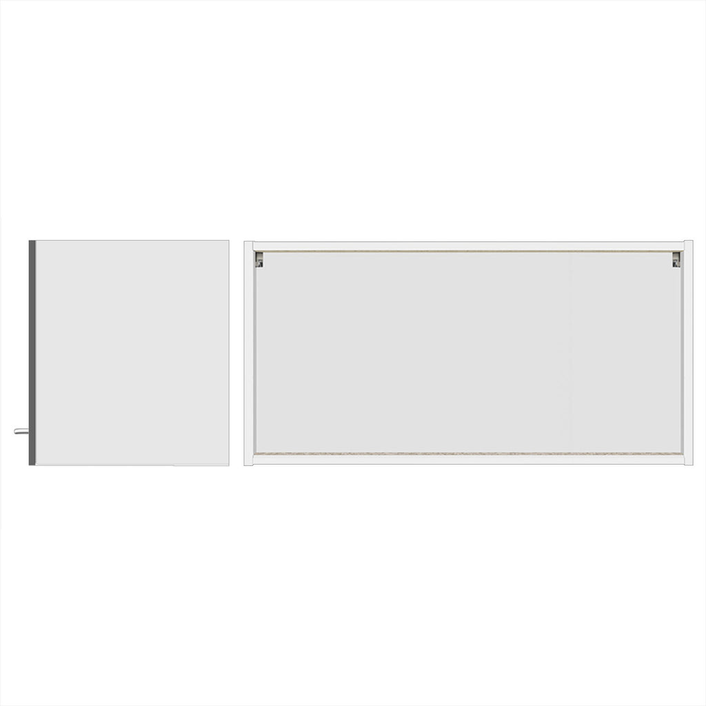 Flip-up Wall Cabinet (PET Gloss) - Asters Maldives