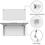 Flip-up Wall Cabinet (PET Gloss) - Asters Maldives