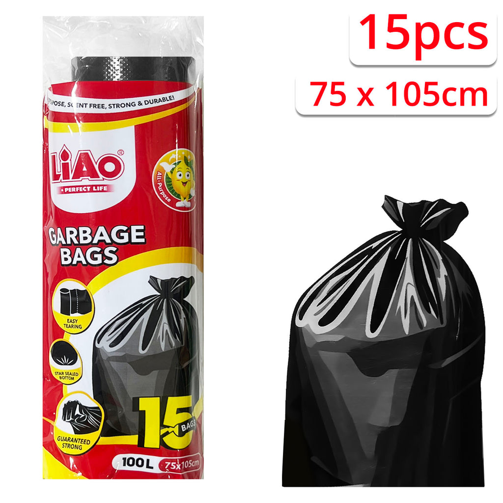 15-pcs Plastic Bag (100L) - Asters Maldives