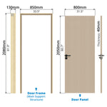 Door (80cm) - Asters Maldives