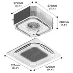 12k BTU Compact 4-Way VRF Indoor AC