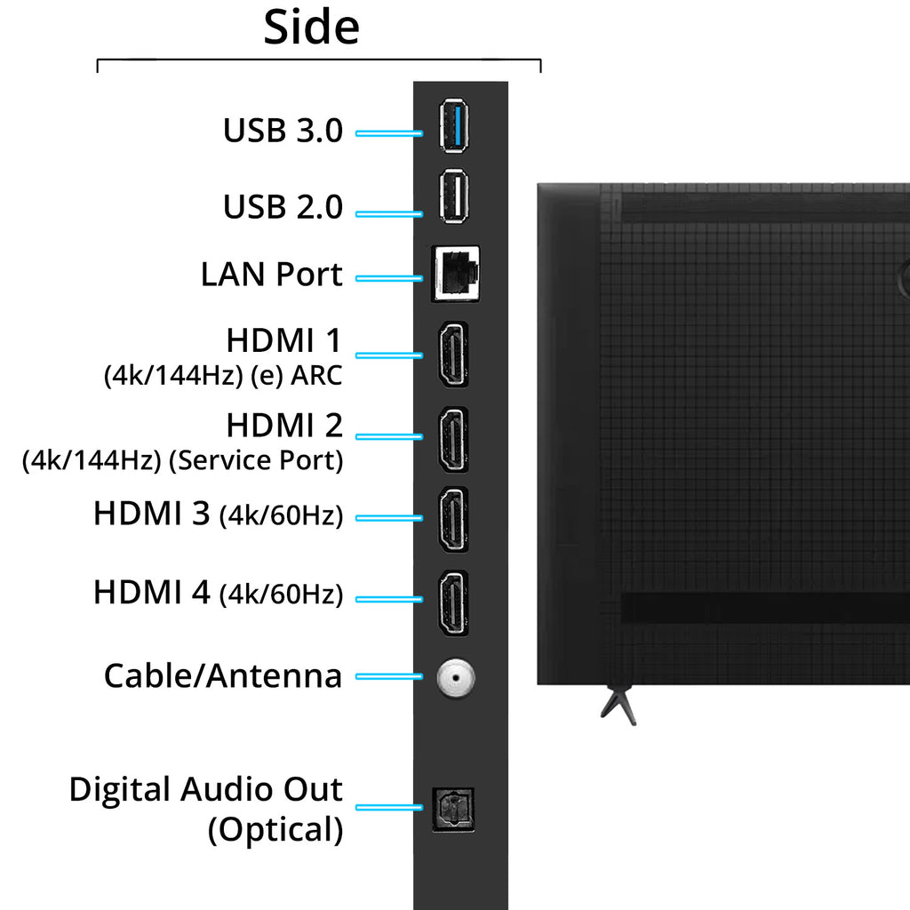 TV (4K QD-Mini LED) - 85" - Asters Maldives
