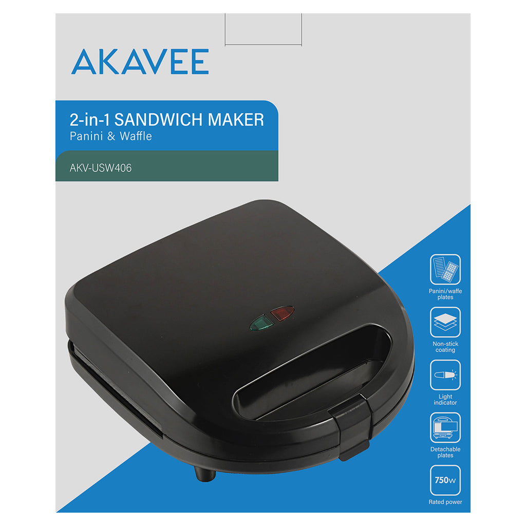 Sandwich Maker (2-in-1)