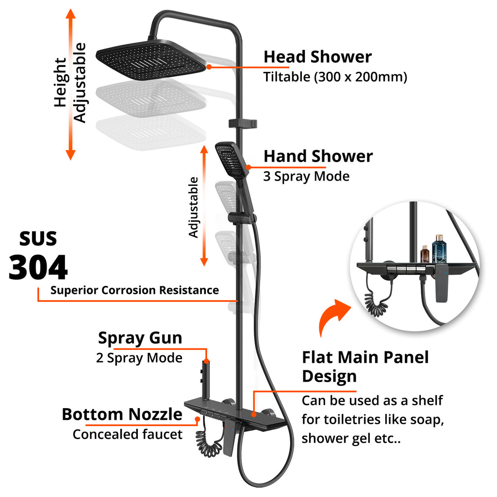 Shower Set (SUS304)