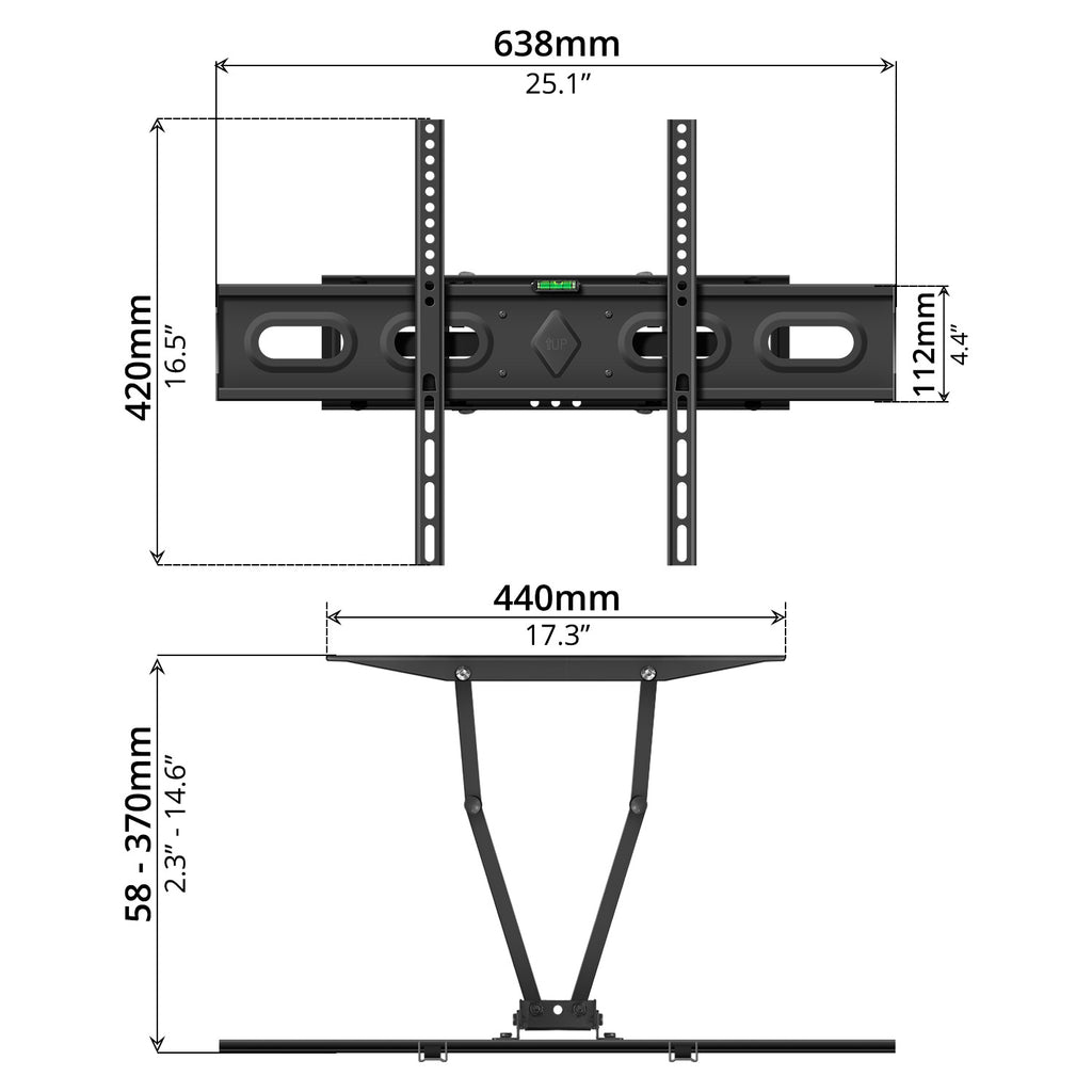 Wall Bracket (40" - 80")