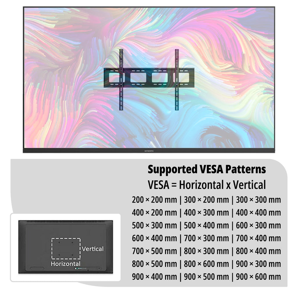 Wall Bracket (50" - 100")