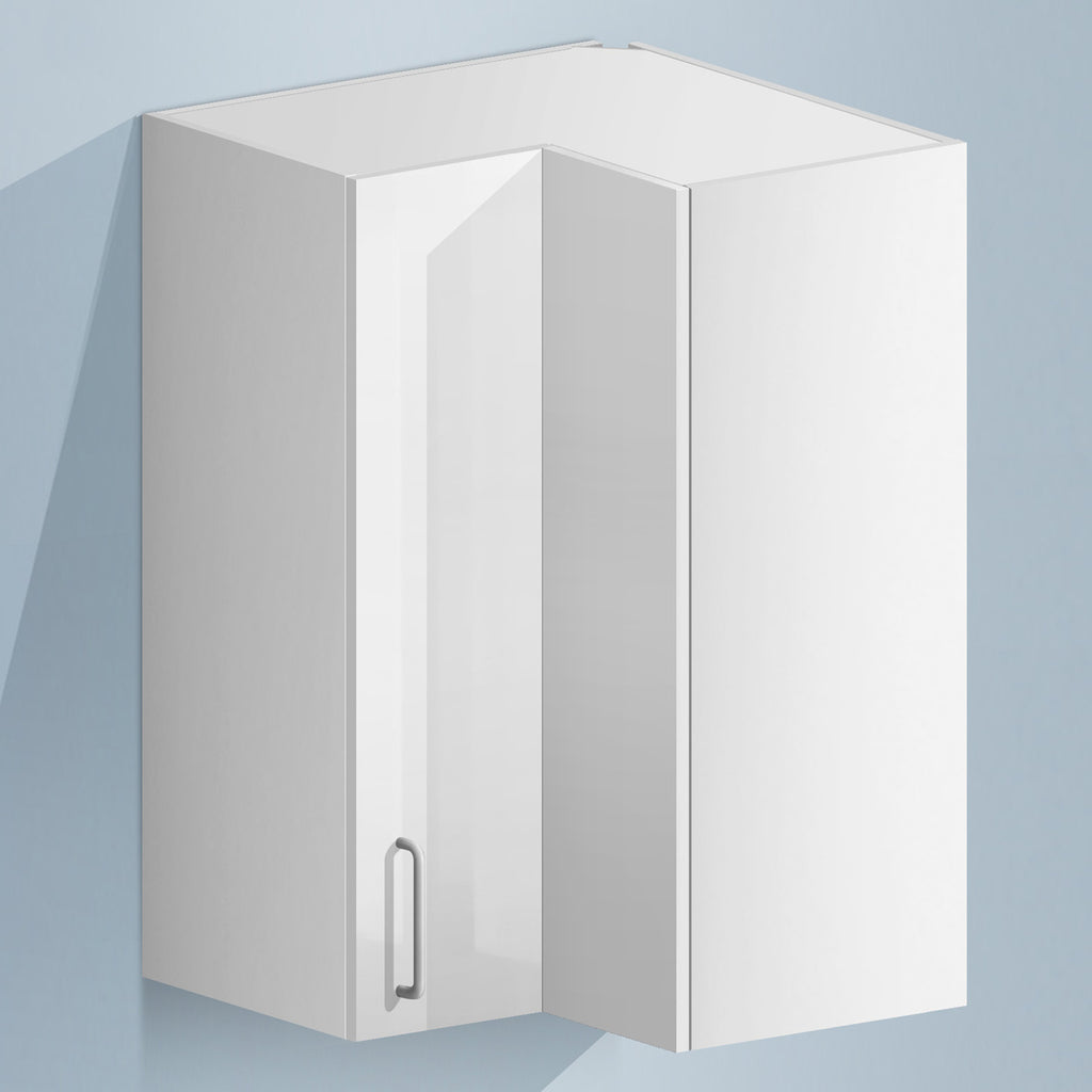 Corner Wall Cabinet (PET Gloss)