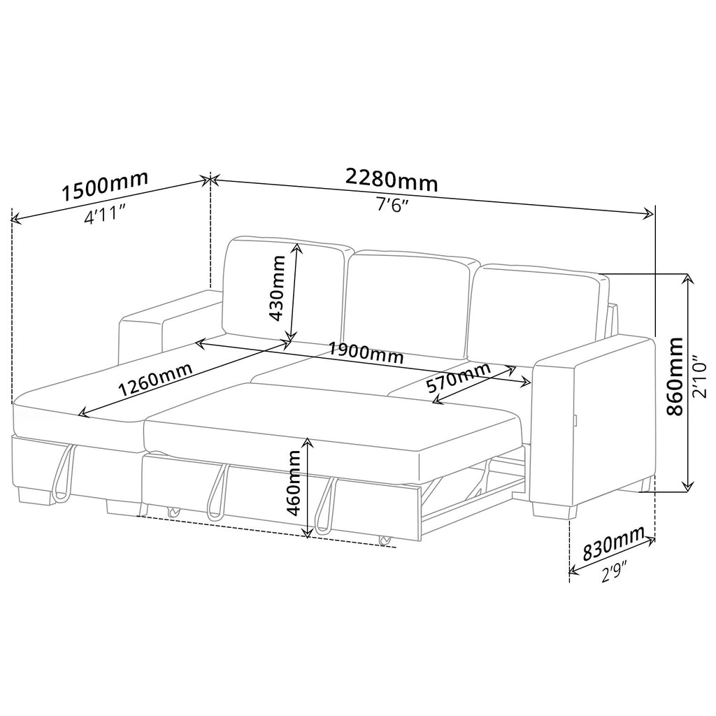 Sofa-Bed - Asters Maldives