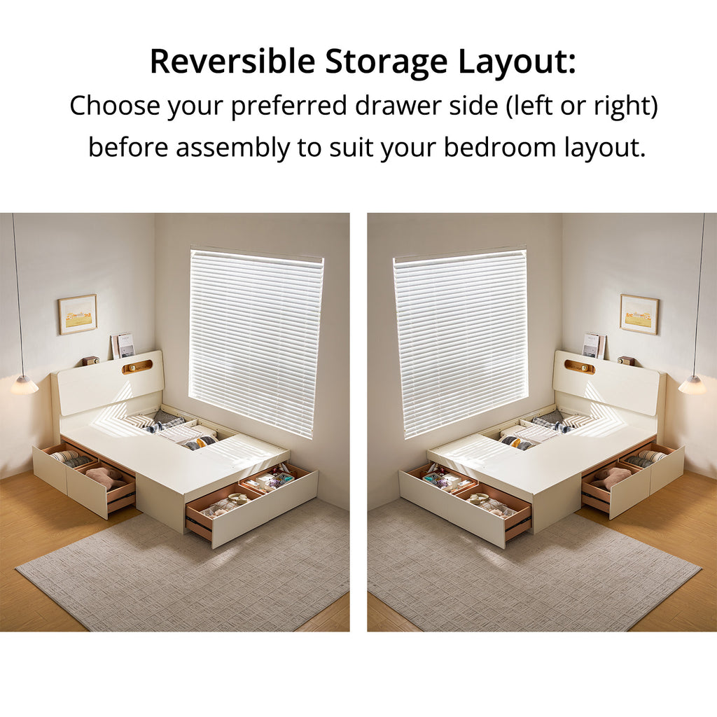 Storage Double Bed