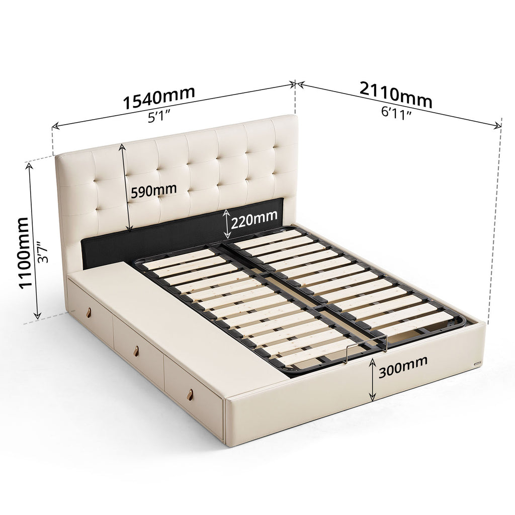 Storage Queen Bed