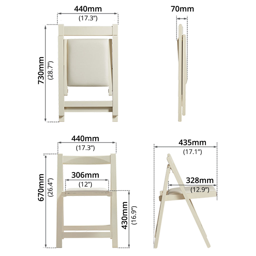 Foldable Chair (2 PCs)