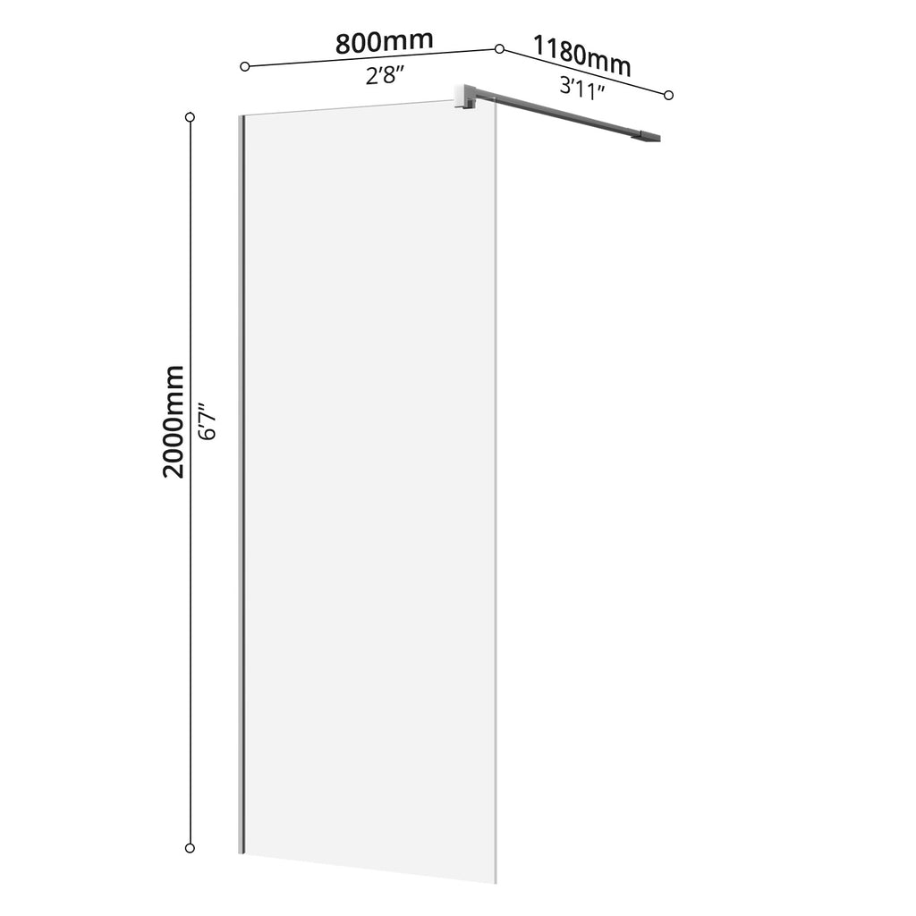 Shower Screen (80cm)